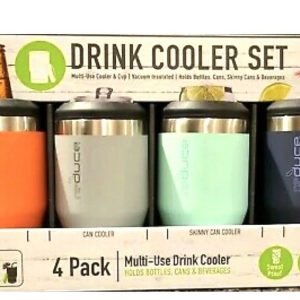 Set ly cách nhiệt giữ lạnh cho đồ uống REDUCE 4 in 1