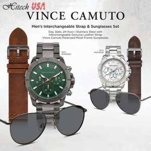 Set Kính + Đồng Hồ Vince Camuto Thời Trang Nam Tính