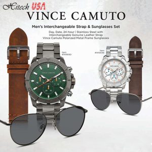Set Kính + Đồng Hồ Vince Camuto Thời Trang Nam Tính