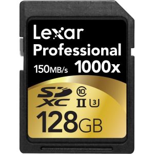 Thẻ nhớ máy ảnh cao cấp Lexar Pro 1000x 128GB SDXC UHS-II