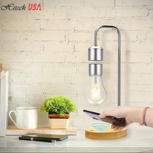Đèn Bàn Led Nổi Không Dây VGAzer Với Bộ Sạc Không Dây Qi