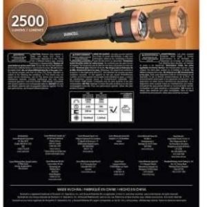Đèn pin Duracell 2500 Lumens Variable Focus LED Flashlight