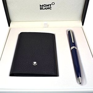 Set bút bi và ví da đựng thẻ Montblanc