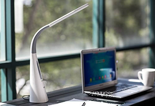 Káº¿t quáº£ hÃ¬nh áº£nh cho UltraBrite LED Desk Lamp with Bladeless Fan