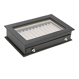 Hộp đựng bút Royce Leather 12 Pen Display Case Black