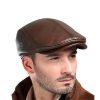 Mũ cabby nam da bò Lethmik Genuine Leather Vintage
