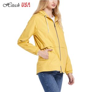 Áo Khoác Chống Thấm Có Mũ Trùm Womens Rain
