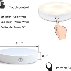 Đèn gắn tủ IAVO Warm White / Cold White Touch Night Lights
