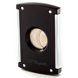 Dao cắt cigar S.T. Dupont Maxijet Black Lacquer & Chrome 3265