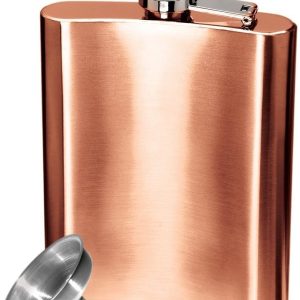 Bình đựng rượu Oggi Copper Plated Stainless Steel 8 Ounce
