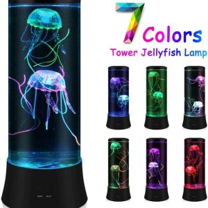 Đèn thủy sinh sứa EDIER LED Fantasy Jellyfish Lava Lamp
