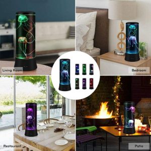 Đèn thủy sinh sứa EDIER LED Fantasy Jellyfish Lava Lamp