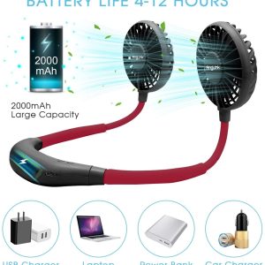 Quạt đeo cổ 360° anglink