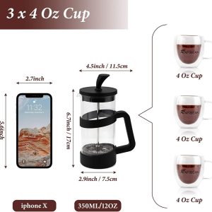 Bình pha cà phê RAINBEAN French Press Maker