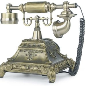 Điện thoại bàn kiểu dáng cổ TelPal Rotary Dial Vintage Antique Home Telephone