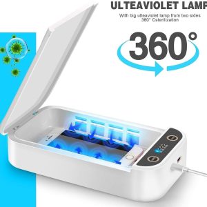 Khử Khuẩn Điện Thoại Phone soap Sanitizer for iPhone soap Sterilizer,Box Light Ar