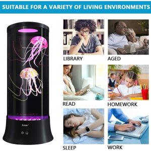 Đèn thủy sinh sứa EDIER LED Fantasy Jellyfish Lava Lamp