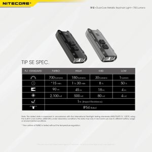 Đèn pin Nitecore TIP SE Keychain 700 lumens