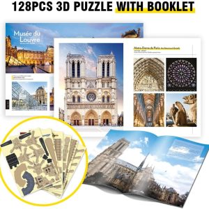 Bộ lắp ghép 3D CubicFun National Geographic Notre Dame de Paris Architecture
