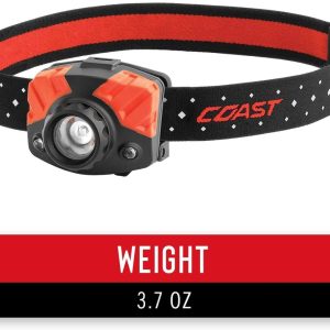 Đèn đeo trán Coast Tri-color Focusing Headlamps 405 lumens, pack 2
