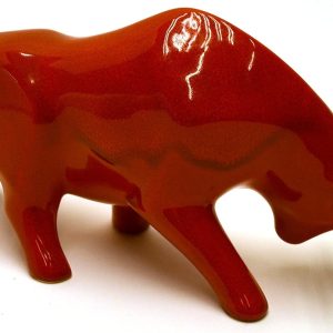 Tượng bò tót Tây Ban Nha bằng gốm