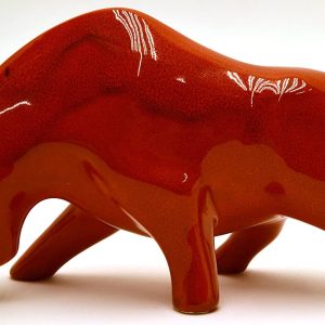 Tượng bò tót Tây Ban Nha bằng gốm