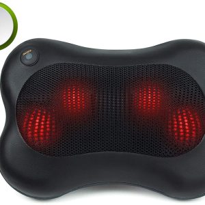 Máy mát xa toàn thân, nhỏ gọn Zyllion Shiatsu Massage Pillow with Heat ZMA-13RB - Black