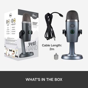 Mic thu âm cao cấp Blue Yeti Nano Premium USB Microphone