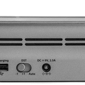 Đồng hồ báo thức kỹ thuật số nhỏ gọn iHome iW19 với sạc không dây Qi