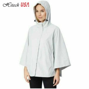 Áo Khoác Chống Thấm 32*COOL Có Mũ Phong Cách Poncho