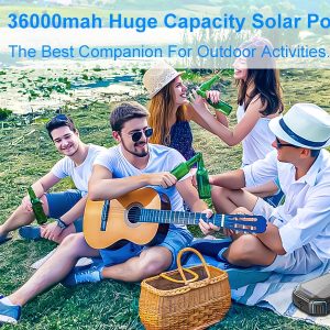 Pin dự phòng năng lượng mặt trời Goodaaa 36000mAh