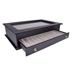 Hộp đựng bút Royce Leather 12 Pen Display Case Black