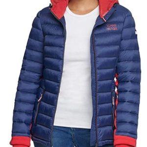 Áo Khoác Tommy Hilfiger Màu Trắng Có Mũ