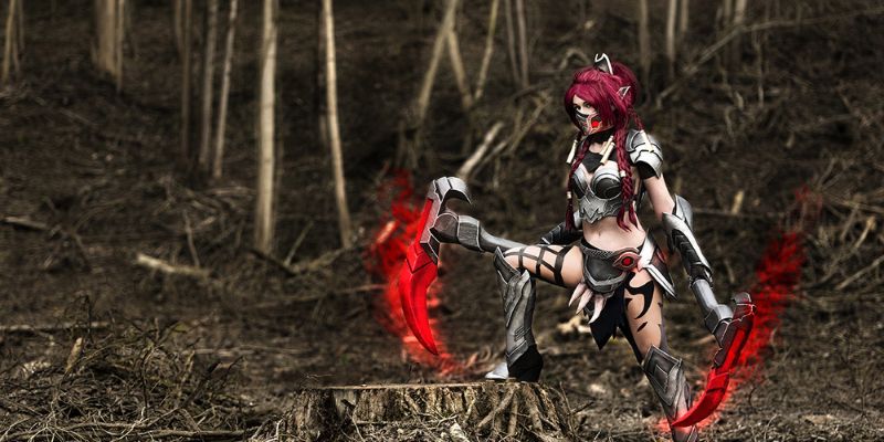 akali-cosplay-tho-san-2 Cosplay Akali thợ săn nóng bỏng