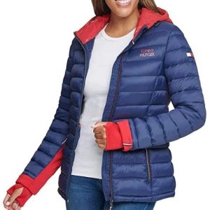 Áo Khoác Tommy Hilfiger Màu Trắng Có Mũ