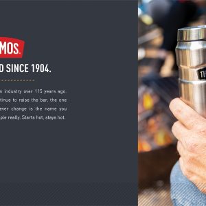 Set bình giữ nhiệt THERMOS Stainless Steel King Travel Tumbler