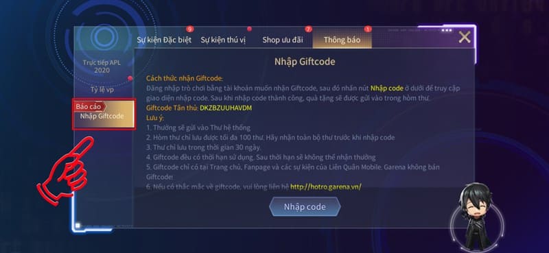 ban-co-the-vao-phan-thong-bao-de-biet-ngay-phat-code Truy cập phần Thông Báo để biết ngày phát mã code Liên Quân