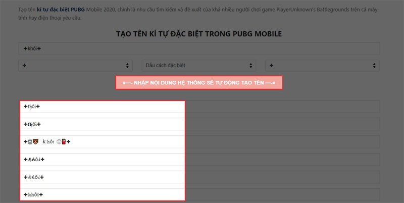 bat-mi-cach-doi-ten-pubg-mobile-co-ky-tu-dac-biet Bật mí cách đổi tên trong game PUBG Mobile có ký tự đặc biệt