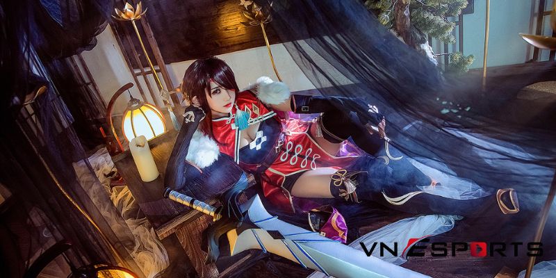 beidou-cosplay-genshin-impact-6 Beidou copslay thu hút bởi nữ coser Trung Quốc (5)
