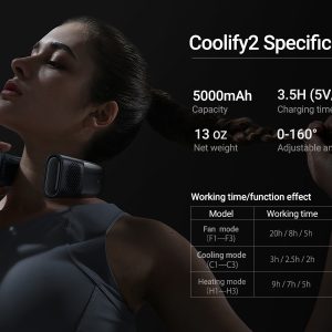 Điều hòa đeo cổ 2 chiều nóng lạnh kèm quạt TORRAS COOLIFY 2