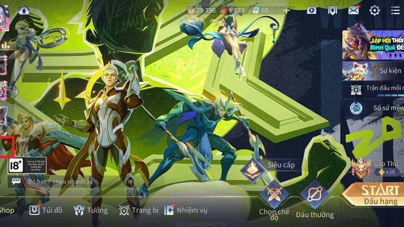 Cân nhắc cẩn thận trước khi game thủ xóa tài khoản Liên Quân