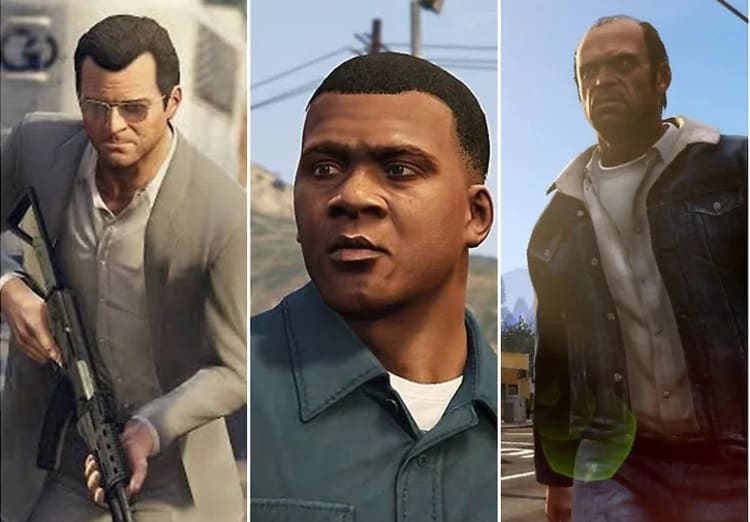 cac-nhan-vat-chinh-khi-choi-gta-5-tren-laptop Các nhân vật chính khi chơi GTA 5 trên laptop
