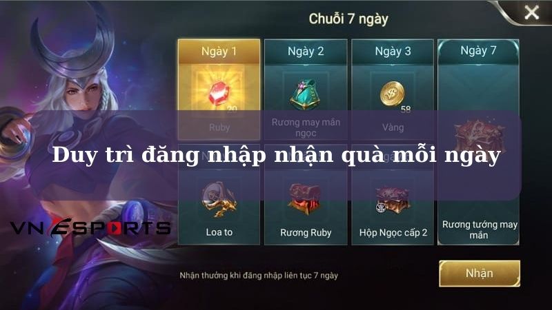 cach-choi-lien-quan-cho-nguoi-moi-bat-dau-la-dang-nhap-nhan-qua-moi-ngay Duy trì đăng nhập vào game để nhận quả mỗi ngày