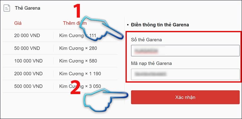 Cách đăng ký thẻ tháng cho tài khoản của bạn
