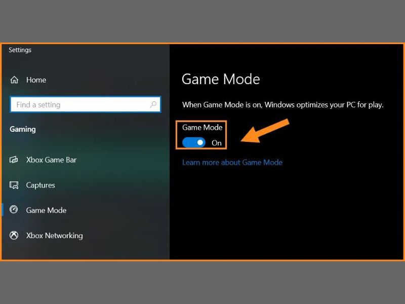 Cách điều chỉnh Game mode đơn giản hiệu quả