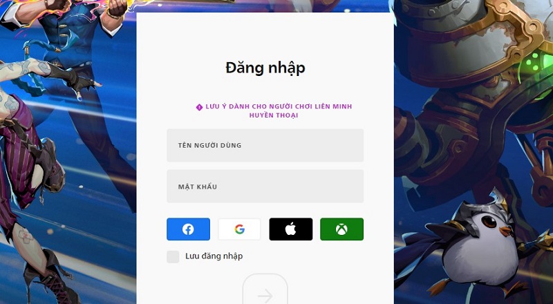 Cách đổi tên trong Liên Minh Tốc Chiến trên web