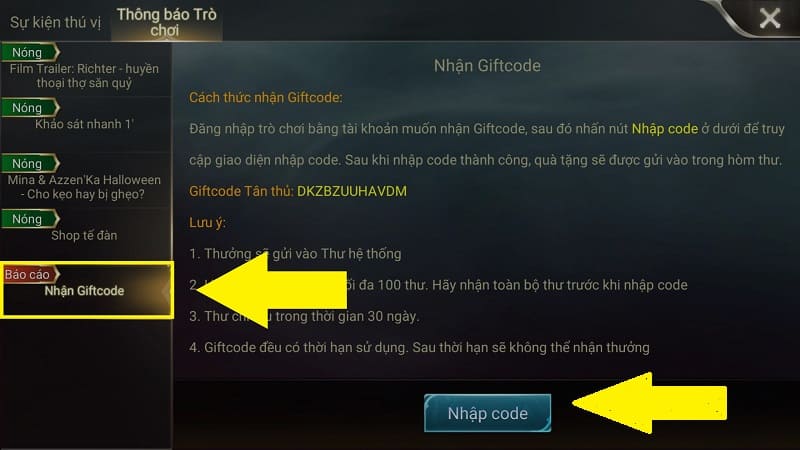 cach-nhap-gift-code-lien-quan-ngay-trong-game Cách nhập Gift code Liên Quân ngay trong game
