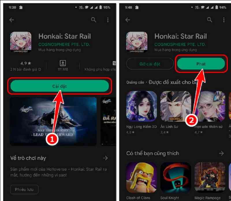 Cách tải Honkai Star Rail trên điện thoại