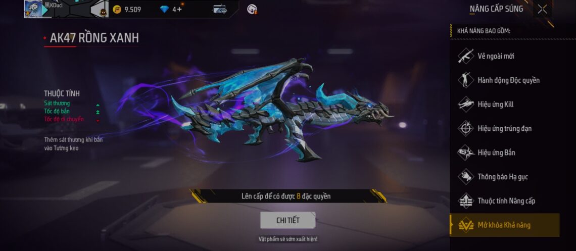 cay-ak47-rong-xanh-mang-suc-manh-dang-gom Cây AK47 Rồng Xanh - top skin súng mạnh nhất trong Free Fire