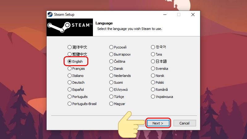 chon-ngon-ngu-tieng-anh-de-cai-dat Chọn ngôn ngữ tiếng Anh để cài đặt